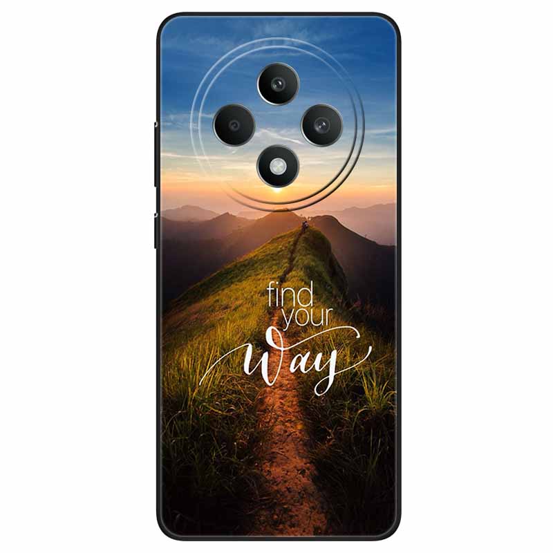 For OPPO Reno 12F 5G Case Cool Black Soft Silicone Cover for Oppo Reno12 FS Cartoon TPU Shell On Reno12 F Protective Funda Capas