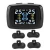 Smart TPMS Cigarette Lighter Tire Pressure Monitoring Alarm System with 4 Internal Sensors