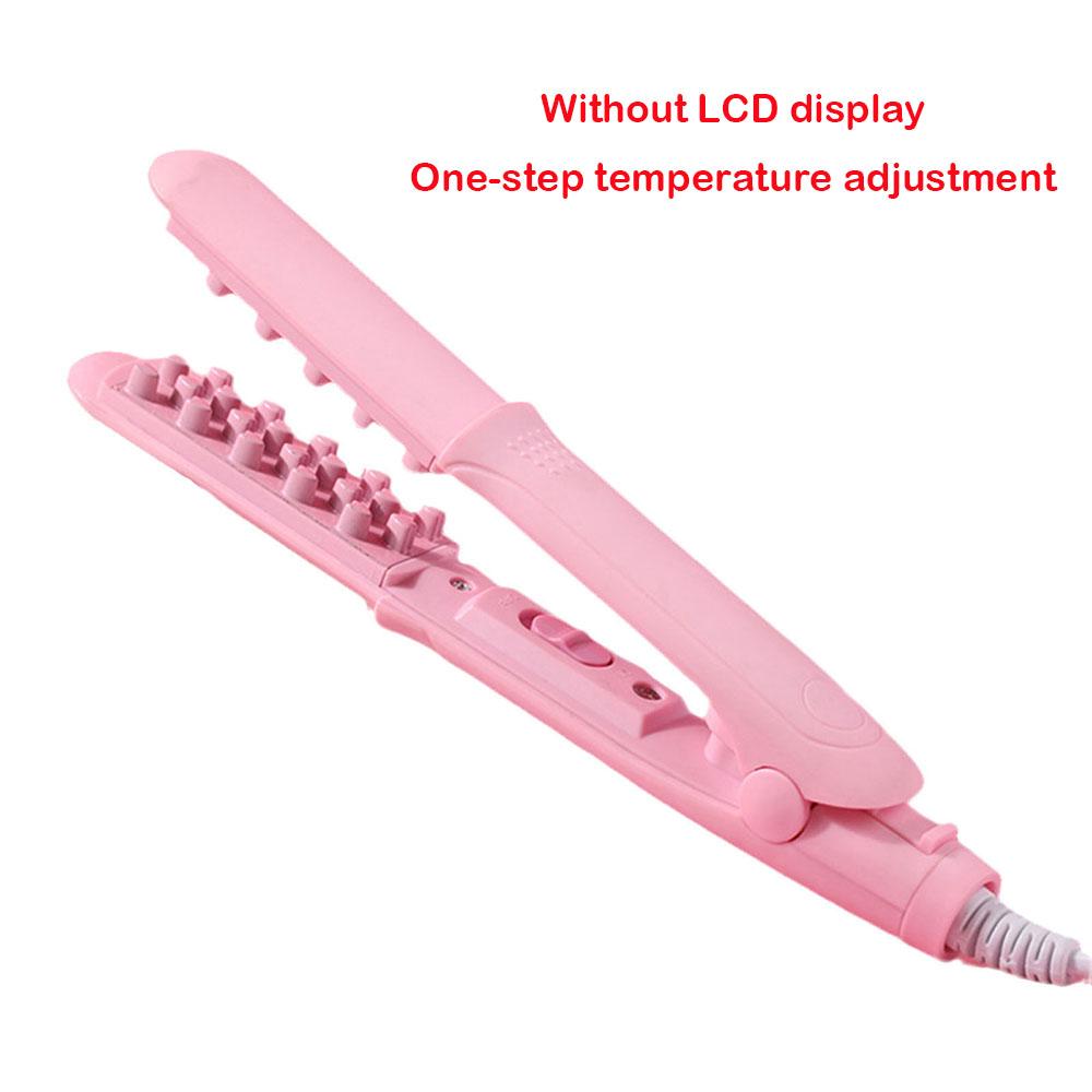 Mini-Lockenwickler aus Keramik mit negativen Ionen, Lockenstäbe, Dauerwelle, flauschige 3D-Schwimmschiene, Crimp-Haarglätter, digitale Styling-Tools