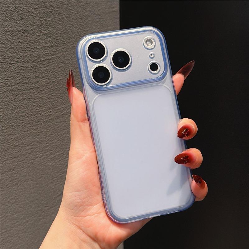 Transparent Frosted Silicone Case for iPhone 17 Pro Max/16, Anti-Drop Protective Phone Cover
