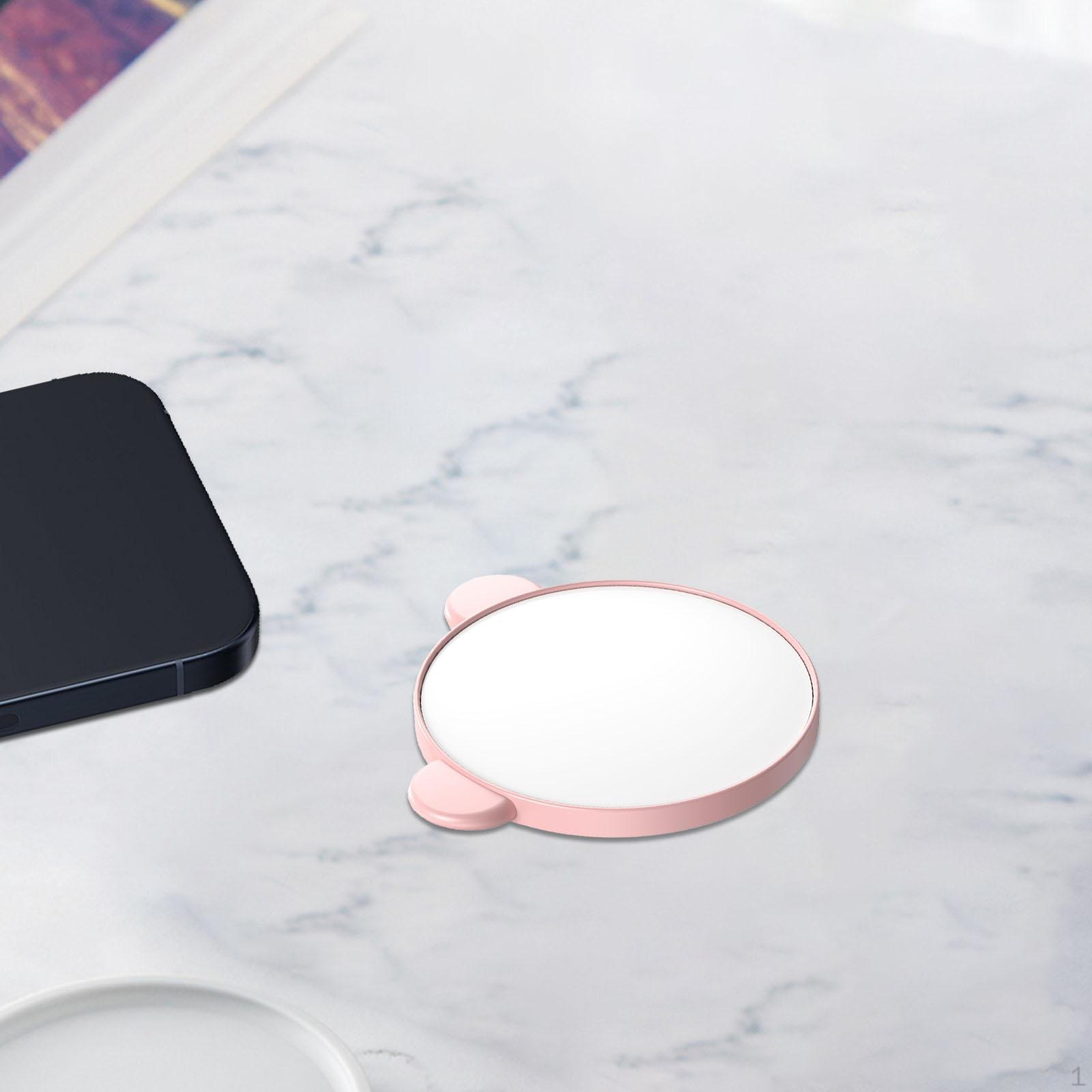 

Магнитное зеркало для смартфона Selfie для задней камеры, легкая установка, портативная машинка розовый