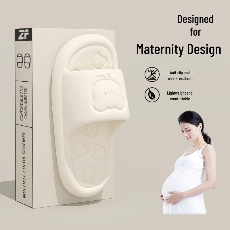 Women's & Men's Fashion EVA Slippers: Thick-Soled, Wear-Resistant, Non-Slip for Home, Bath, and Outdoor Use.