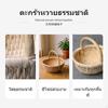 Rustic Willow Basket with Handle Natural Woven Storage Farmhouse Decor