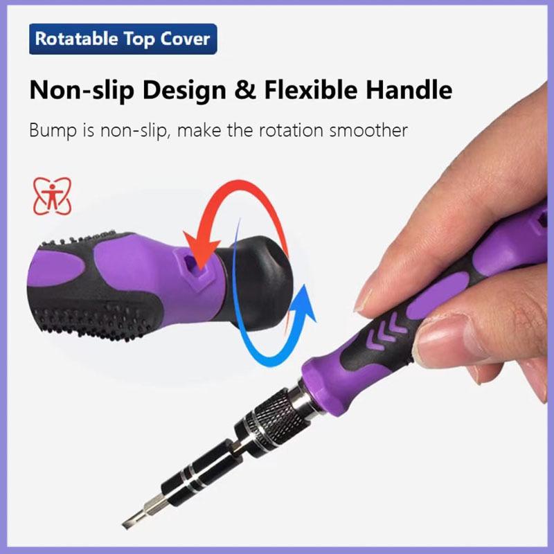 115-in-1 Multifunctional Screwdriver Set with ABS Plastic and Nickel-Plated Steel Tools