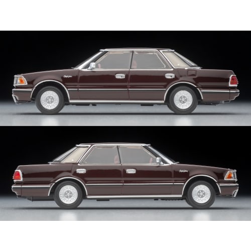 TOMYTEC Tomica Limited Vintage Neo LV-N175c Toyota Crown Hardtop Supercharged Royal Saloon (Wine) 1985 Model, Completed Model, 332718