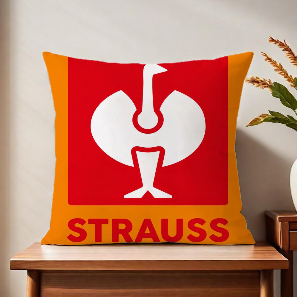 

EEngelbert LOGO SStrauss cushion cover For Pillow Printing Sofa Decoration Home Car Room Coffee Shop Office Nordic Simplicity 30x30 cm