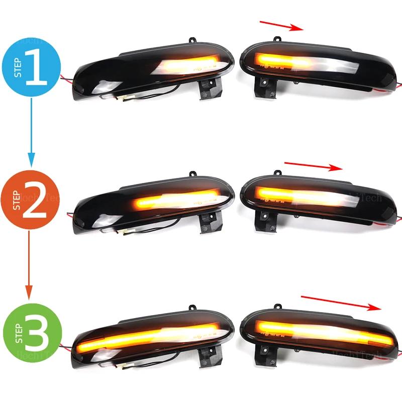 Dynamic Turn Signal LED Rearview Mirror Indicator Blinker Repeater Light for Mercedes Benz SLK SL Class R171 W171 R230 W230 xet2