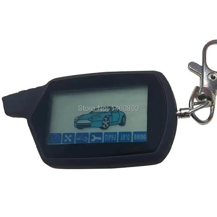 A91 2-way LCD Remote Control Key For Russia Original Dialog Security Two way Car Alarm System Engine Start Starline A91 Keychain