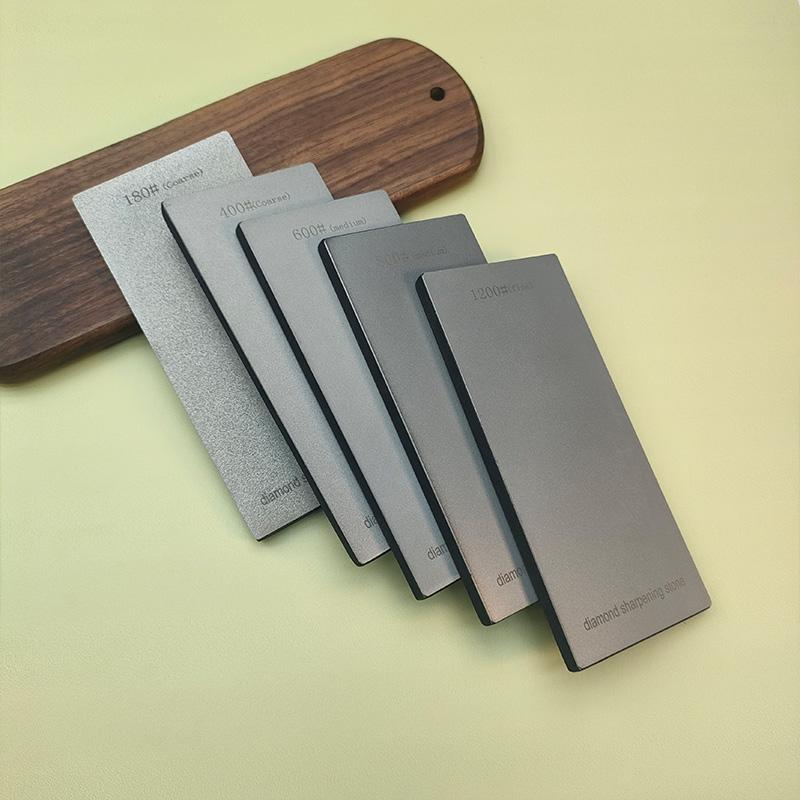 Diamond Sharpening Stone Knife Sharpener Hard Base Non-slip Grit 80-3000# Diamond Tools Fine Grinding Whetstone 170*75mm