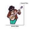 West Cowboys Iron On Patches For Clothing thermoadhesive Patches For Clothes Mushroom Embroidery Patches For Hat/Jeans DIY Badge