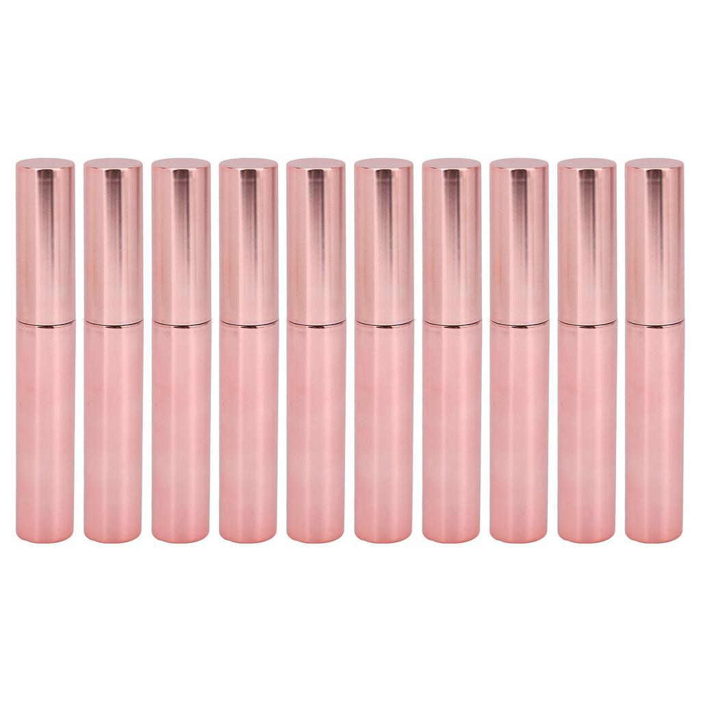 10Pcs Eyelash Glue Tubes Empty Liquid Eyeliner Mascara Container Bottle with Rubber Insert 10ml