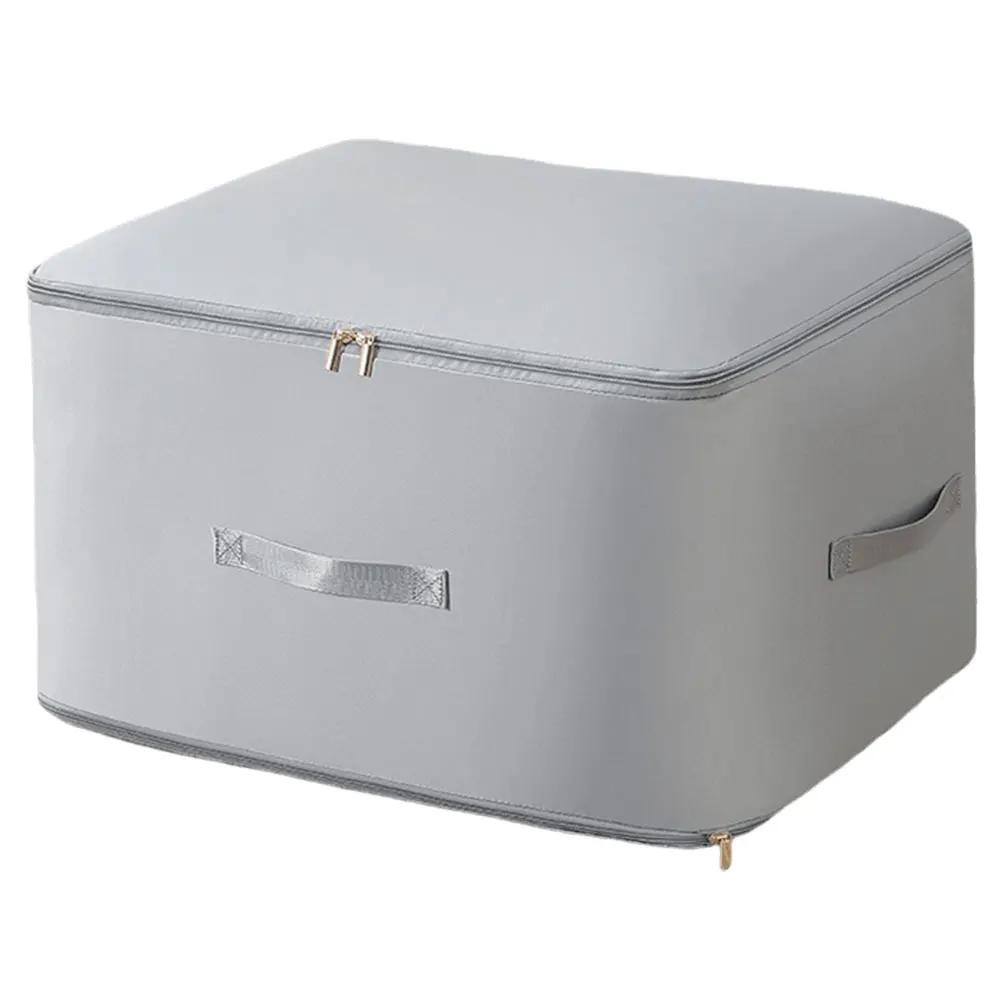 

Экономия места Самокомпрессионный органайзер Органайзер для шкафа Сумка для хранения одежды Постельное белье Одеяла Подушки для одежды 54 x42 x30cm светло-серый