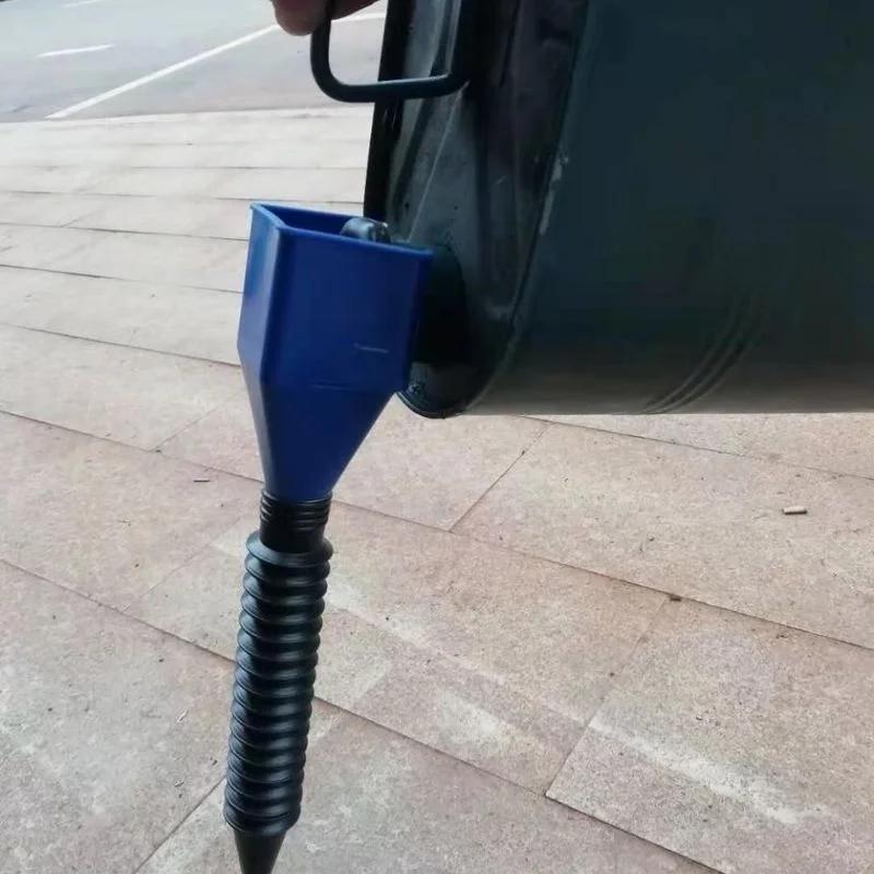 Skládací nálevka pro doplňování paliva do auta Plastová nálevka pro doplňování benzínu do motoru Nálevka pro doplňování paliva Filtr Přenosný nástroj Skládací přenosné nálevky