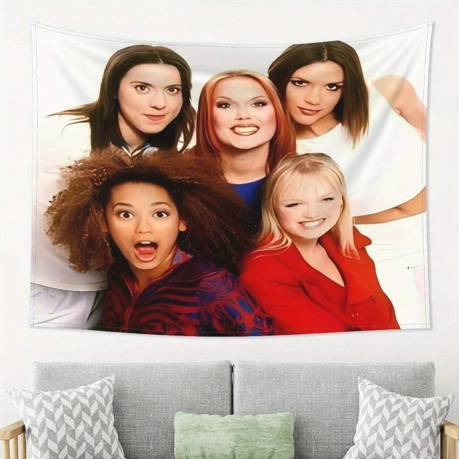 

Гобелен в стиле Spice Girls Модное и легкое настенное украшение Многофункциональное настенное искусство для спальни и гостиной 74x94cm(29x37in)