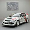JDM 1:32 Mitsubishi Lancer Evolution EVO Petroleum Version Legierung Druckgussmodell Sound & Licht Spielzeug Geschenke für Erwachsene Für Freund