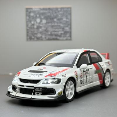 JDM 1:32 Mitsubishi Lancer Evolution EVO Petroleum Version Alloy Die Casting Model Sound & Light Toys Adult Gifts For Boyfriend