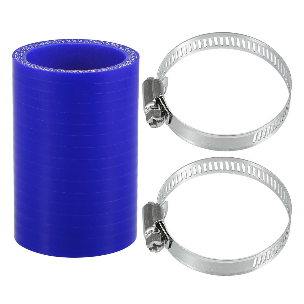 X AUTOHAUX Silicone Hose Silicone Tube with Hose Band Intercooler Turbo Intake Rajeter Hose