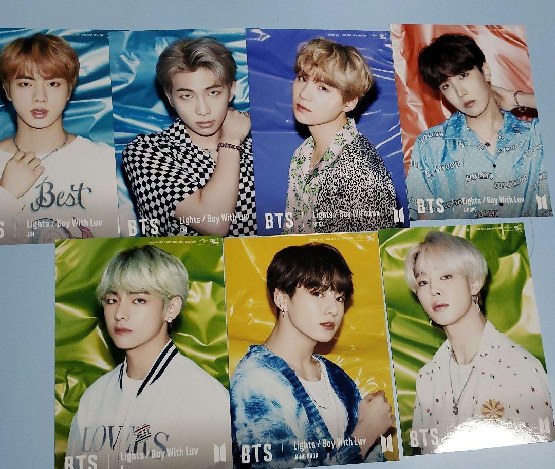 

[USED] BTS MIC Drop DNA Crystal Snow 4 types of photos