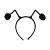 Cute Cartoon Bee Pompom Antenna Hair Hoop Woman Hot Girls Makeup Headband for Children Day Cosplay Hair Accessories