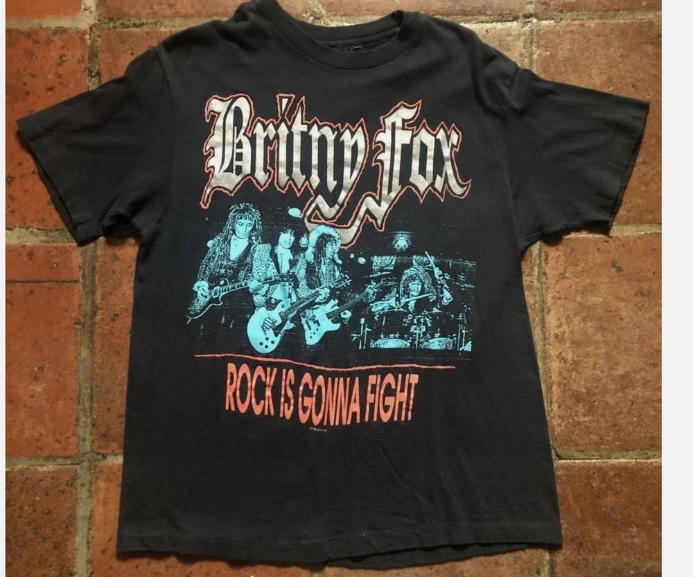 Новая Britny Fox Rockk собирается сражаться с недостатком Унисекс S-234XL Односторонняя рубашка Унисекс Футболка XXXXL