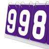 4 Digit Multi-Sports Scoreboard, Flip Scoreboard for Football Basketball Badminton Tennis Ball Games
