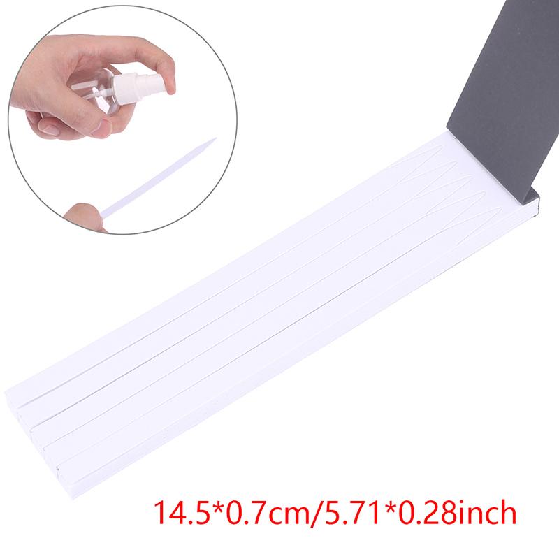 100pcs/pack White Perfume Essential Oils Test Paper Strips Aromatherapy Fragrance Testing Strip 130*12mm
