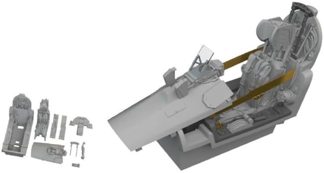Eduard Brassin Jaguar Cockpit Plastic Model Kit Parts EDU6481145 1/48 GR.1 (for Airfix) (Airplane)