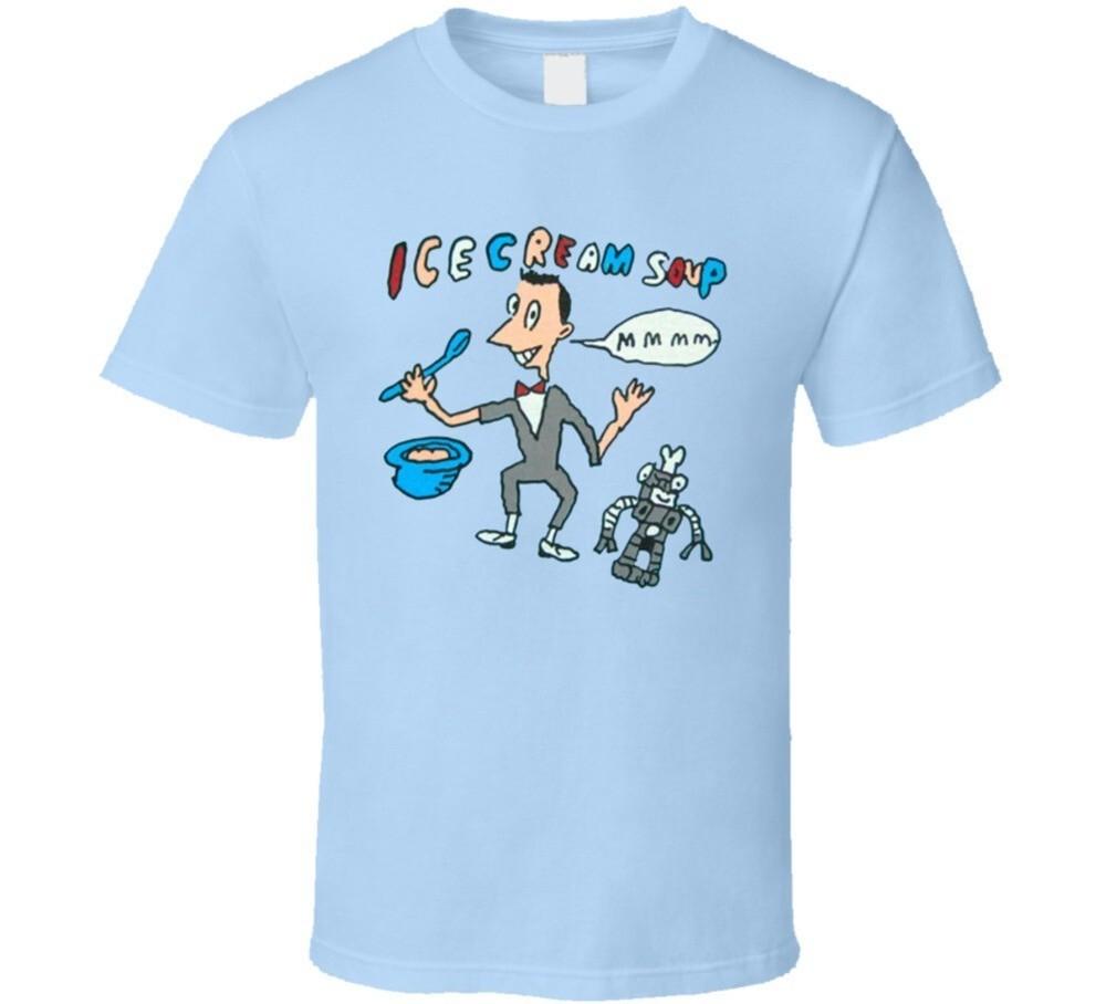 Pee Wee Herman And Conky Ice Cream Soup  16D247 Unisex T-Shirt S