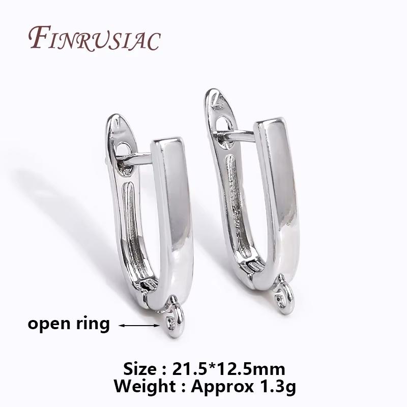 18K Echtgold Plated Verschluss für Ohrringe, Ohrringverschlüsse, DIY Ohrring Zubehör, Luxus Schmuckzubehör, Ohrhaken