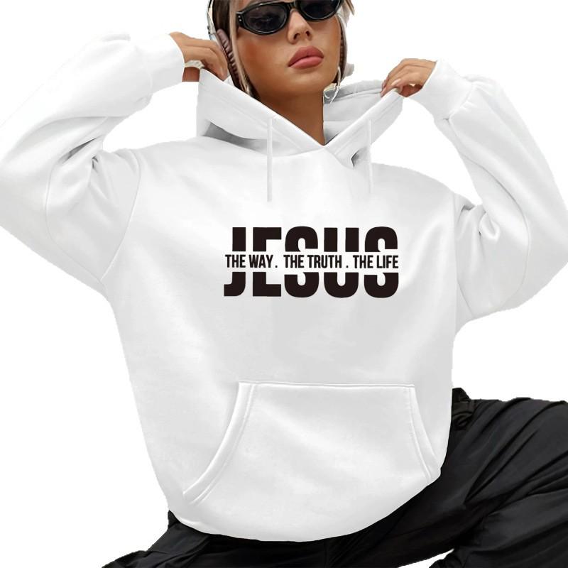 Gotischer Oversized Hoodie für Paare - Unisex Harajuku Stil mit Buchstabenaufdruck