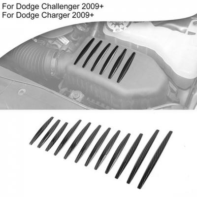 Kryt kapoty motoru auta, lemování, kryt pro Dodge Challenger Charger 09+, karbon