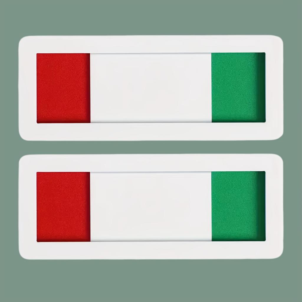 2PCS Privacy Sign, Red and Green Sliding Indicator, Suitable for Meetings, Restrooms and Offices Farmhouse Decor
