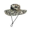 Summer Army Fan Camouflage Fishing Hat Outdoor Sun Protection Sun Protection Mountaineering Hat Big Brim UV Fisherman's Hat