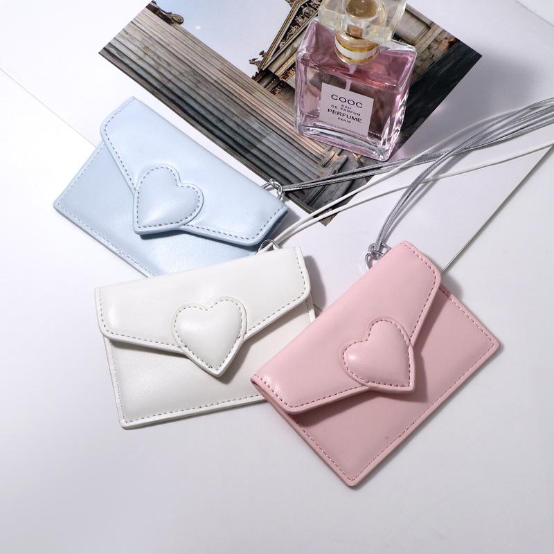 Heart-Shaped Car Key Card Holder for Xiaomi, Tesla, BMW, Xiaopeng, and Zeekr