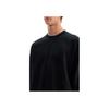 Y-3 Solid Color Crew Neck Pullover Long Sleeve Sweatshirt Women sweatshirt Black IW0075
