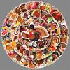 100 Turkey Graffiti Animal Cartoon Stickers for DIY Phone and Suitcase