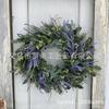 Easter Wreath Decor With Artificial Daisies Sunflowers Door Wall Hanging Home Party Decoration