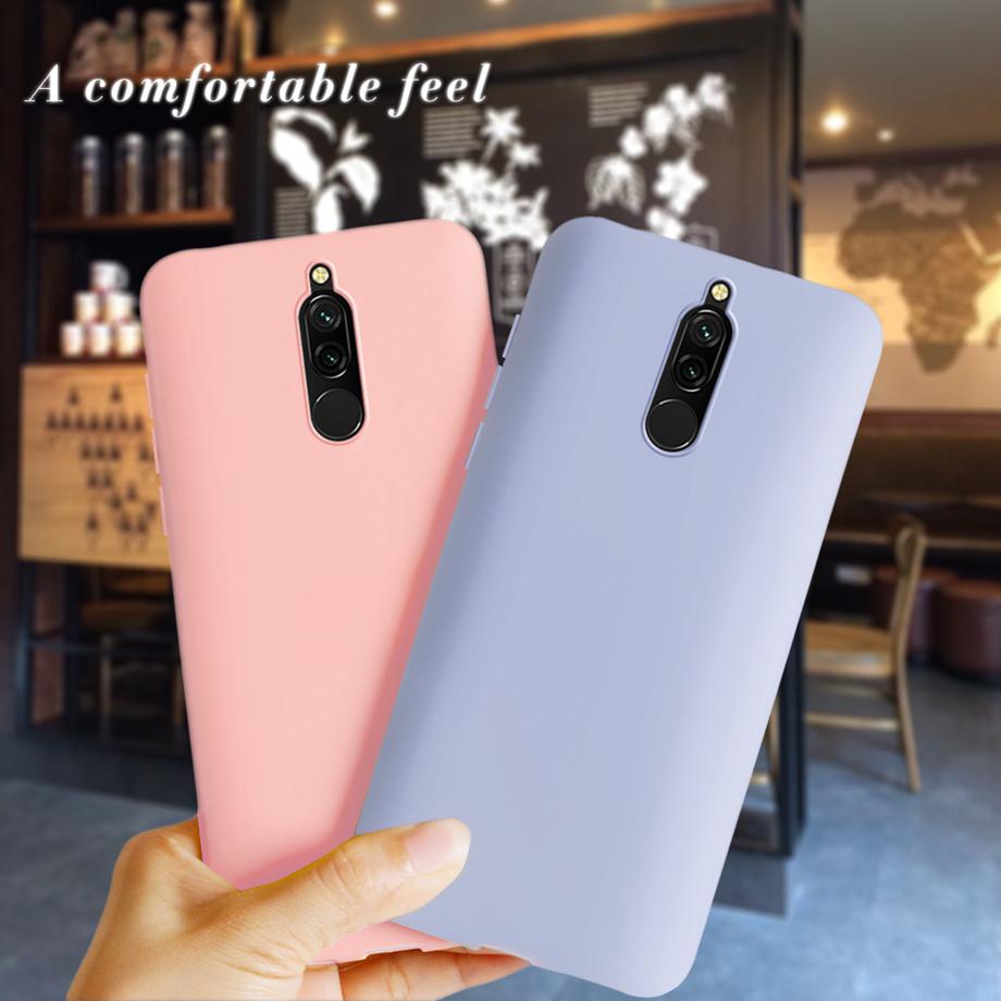 For Xiaomi Redmi 8 Case Soft TPU Candy Color Matte Cover Silicone Case For Xiaomi Redmi8 Redmi 8 Back Shell Cover Coque Bumper