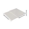 Countertop Storage Moving Slider Sliding Coffee Tray Mat for Toaster Blender White