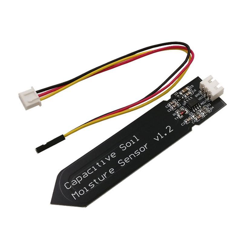 Capacitive Soil Moisture Sensor Module V1.2 3 Sets Wide Voltage Wired Analog for Greenhouse Plant Growth Detection