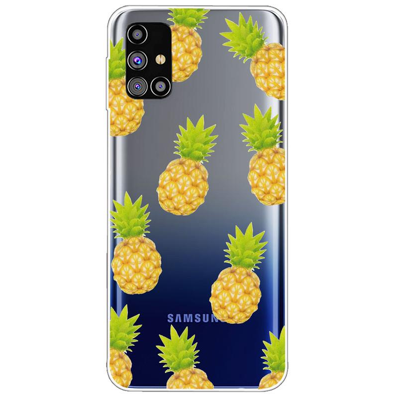 Clear Soft Cover for Samsung A31 A41 A51 A71 Case TPU Transparent Lovely Fashion Cases for Galaxy A71 Silicone Bumper Cat