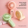 Fresh and Simple Folding Small Fan, USB Charging Version, Portable Handheld with Three Adjustable Settings, Candy-colored Small Electric Fan