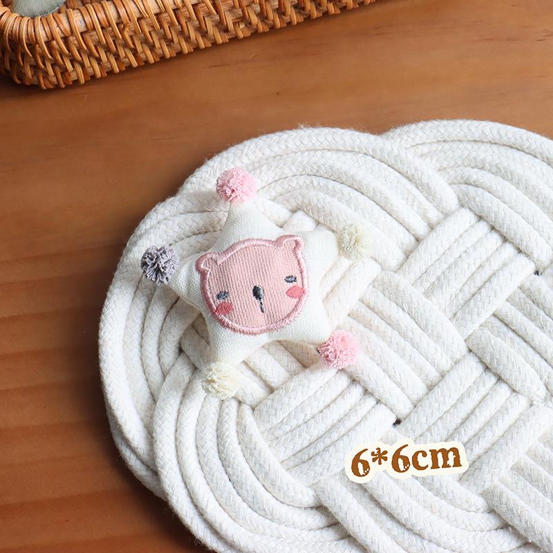 Korean Floral Rabbit & Cartoon Animal Hair Clip for Kids' Clothing Accessories