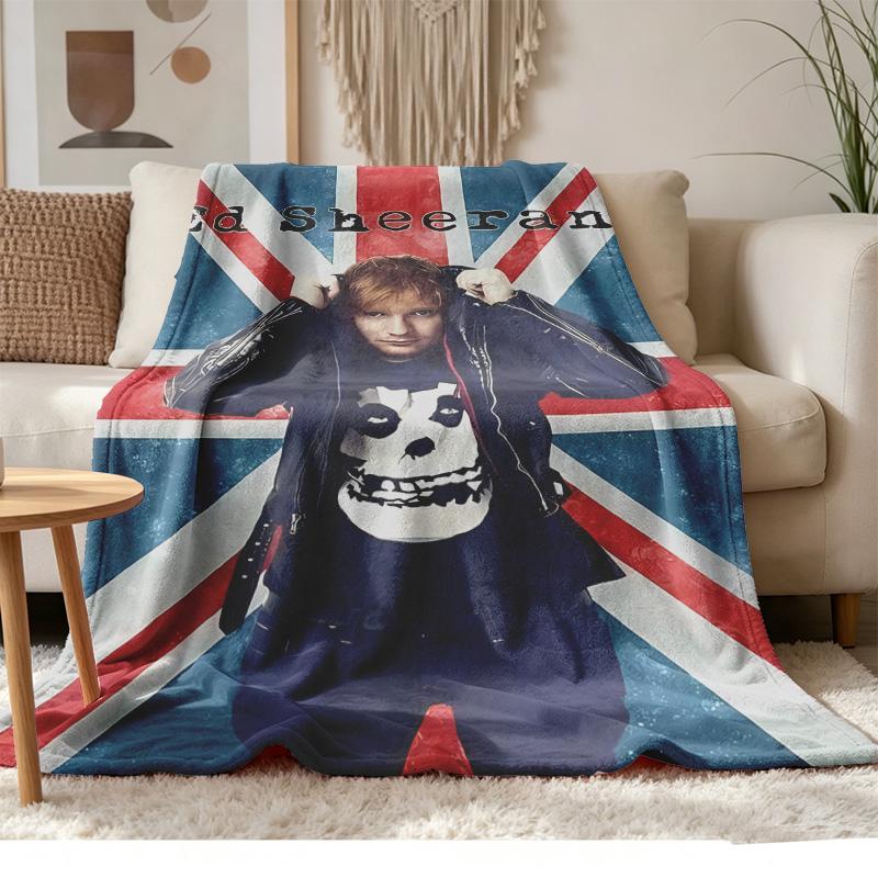 ed sheeran Soft and comfortable flannel Suitable for sofas living rooms outdoor camping travel and also makes a great anniversary gif