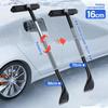 3 In 1 Snow Brush and Ice Scraper for Car Windshield Extendable Snow Removal 360° Pivoting Vehicle Winter Shovel Brush Snow Scraper with Long Handle