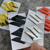 2pcs New Motorcycle Sticker 3D PVC for Suzuki Sticker S Logo 3D Tank Decal Logo Gold Emblem Waterproof Decor
