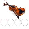 4Pcs Violin Strings Set Silver Stainless Steel Musical Instrument Accessories for 4 4