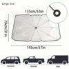Portable Summer Car Windshield Sunshade - Heat Insulation & Sun Protection