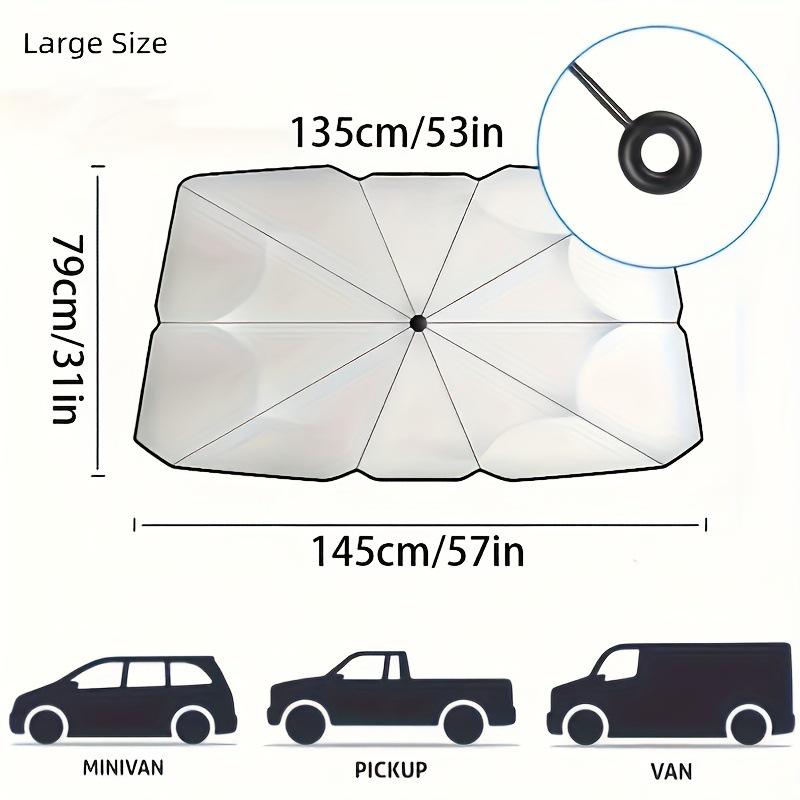 Portable Summer Car Windshield Sunshade - Heat Insulation & Sun Protection