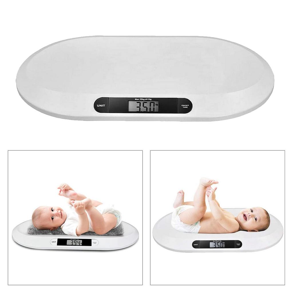 Multi-Function Digital Baby Scale Measure Infant / Pet Weight Accurately 44(lbs) Capacity